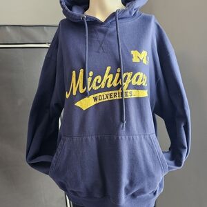 Michigan Wolverines Blue Hoodie